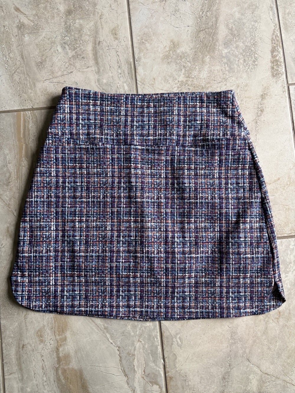 Walter Hagen Golf Skirt with Pockets - Purple Periwinkle - Pattern - NWOT
